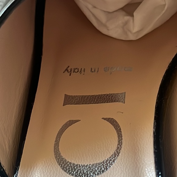 GUCCI Horsebit Accent Patent Leather Mules Slides 543188 - Picture 11 of 17